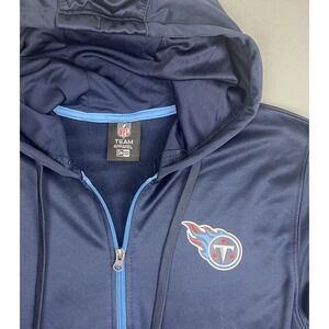 Tennessee Titans New Era Hoodie Sweatshirt Medium Navy Team Apparrel Full Zip‎